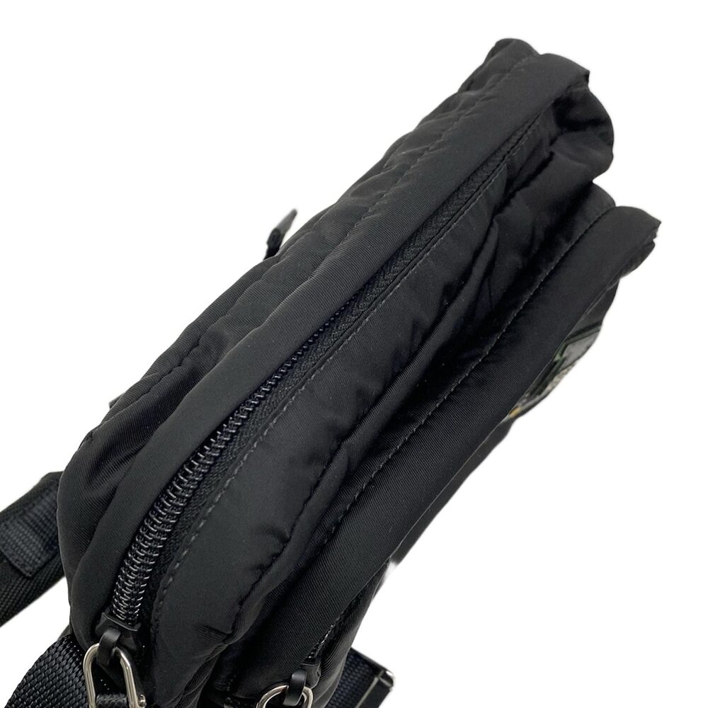 Prada Shoulder Bag 2VH043 Black Navy Multi Nylon Leather - Picture 14 of 15